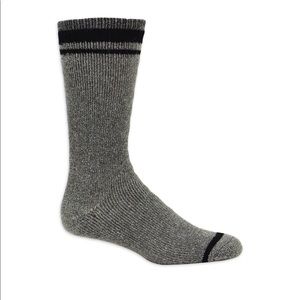 KODIAK Thermal Wool Crew Socks Set of 2 Pair Gray